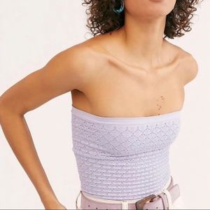 Free People Honey Textured Tube Top